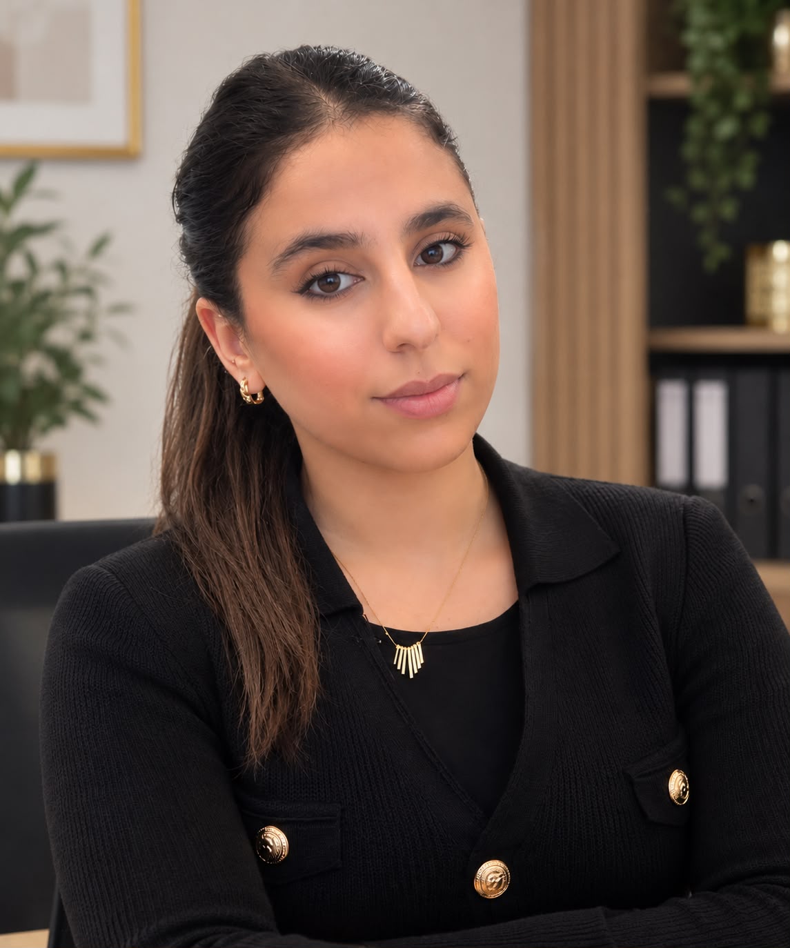 Portrait de Ouahiba, responsable client